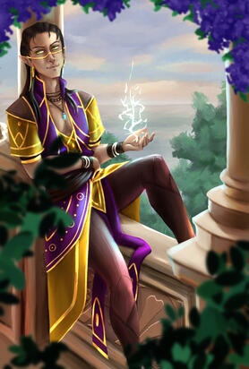 Sorcerer in Violet